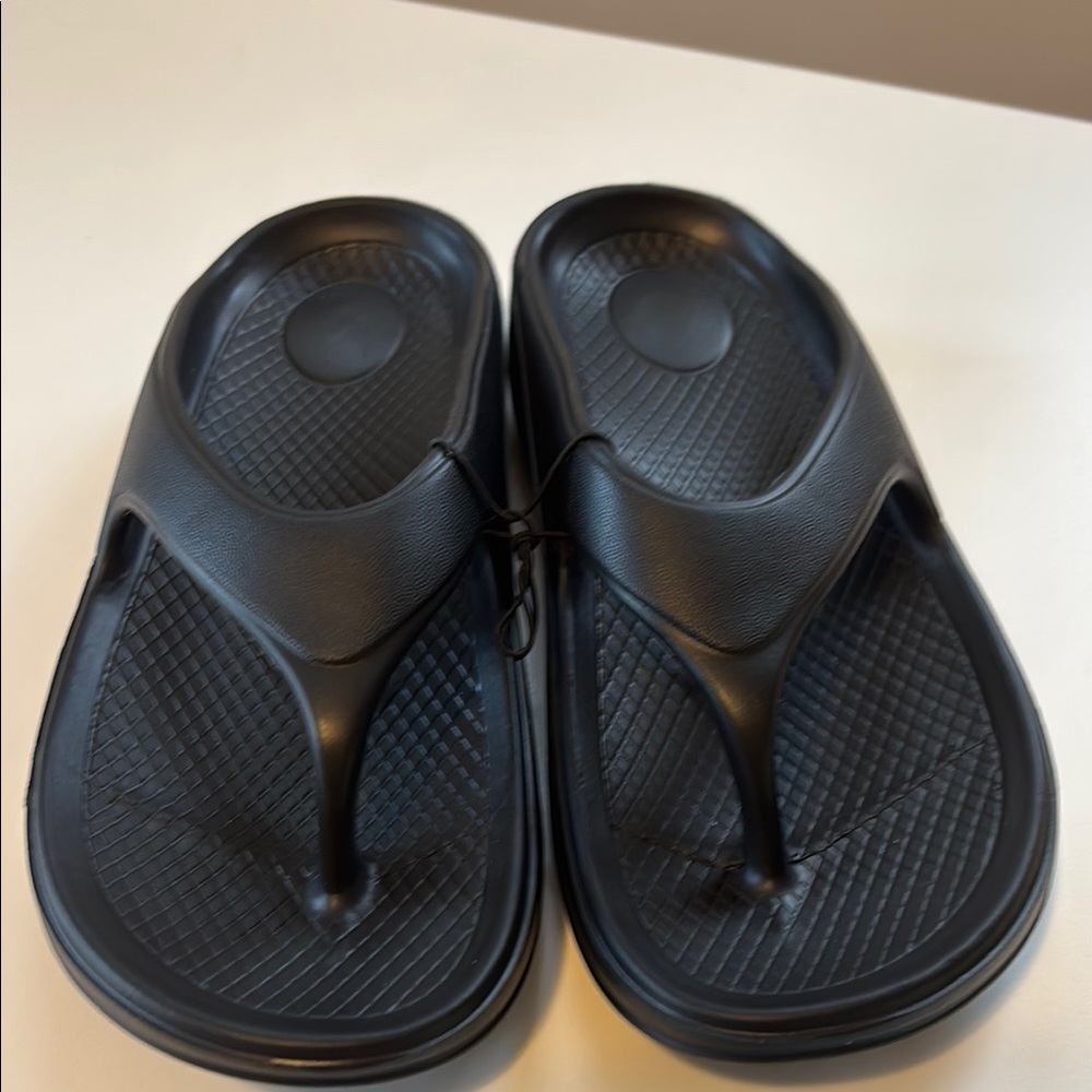 shevalues orthopedic flip flops black size 38 women’s 7 NWOT L1